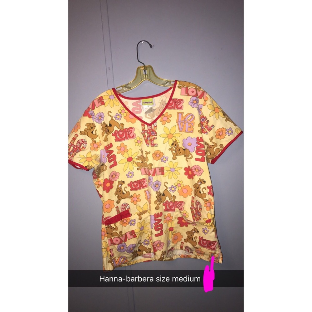 Hanna-barbera scrub top